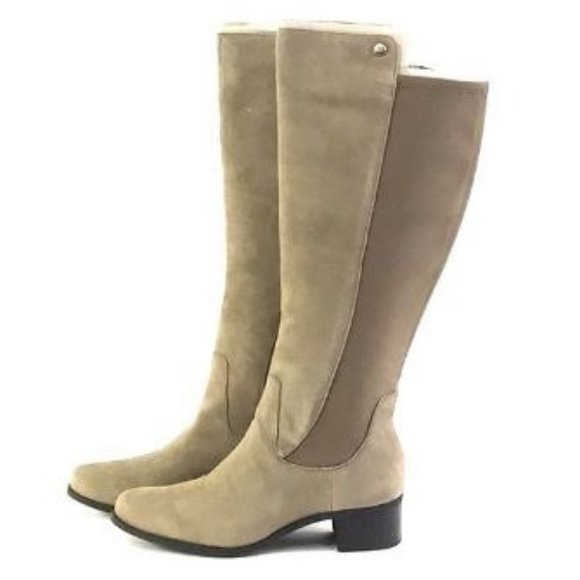 Marc Fisher Shoes - Marc Fisher Incept Wide Calf Suede Tall Shaft Boot